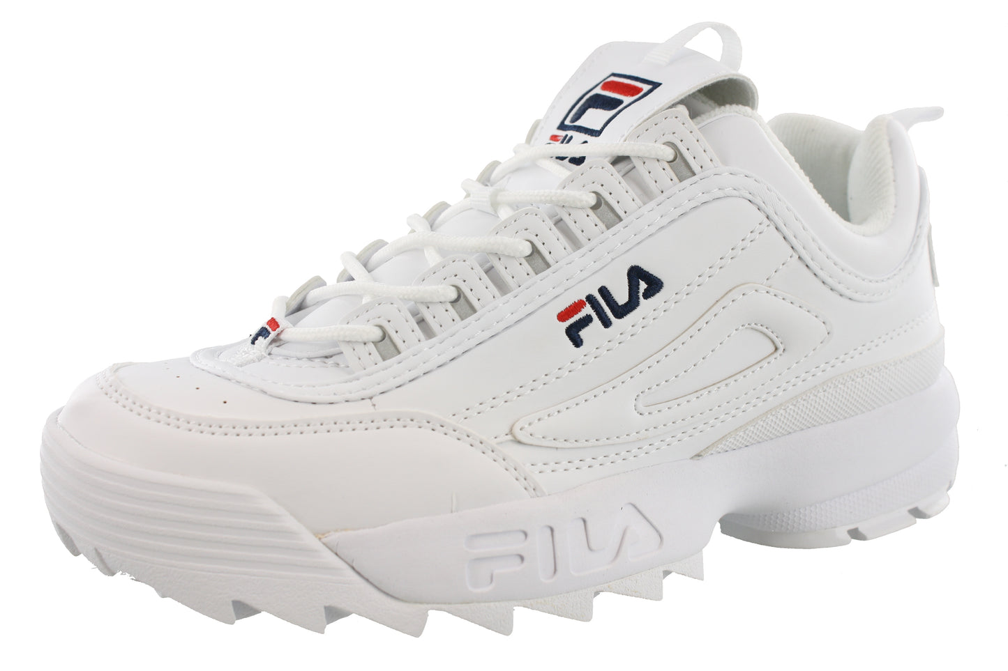 Fila Disruptor Women's Chunky Sole Sneakers In White With Front Strap Size  | flamianjabz.com